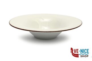 porcellana JUPITER PIATTO PORCELLANA FILO MARRONE -PASTA BOWL CM 30 3229 BACKSTAMP LIONESS A STAMPO ZAKLADY PORCELANY STOLOWEJ LUBIANA