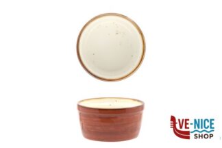 porcellana JUST-RAMEQUIN CM.9,5 ROSSO 6681H-3.75-C400 IMPORT TAVOLA PROFESSIONAL