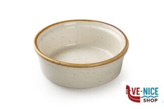 porcellana JUSTCOLOR SESAME CREMA-COPPETTA CREME BRULEE CM 11,5 IMPORT TAVOLA PROFESSIONAL