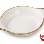 porcellana JUSTCOLOR SESAME CREMA-TEGAMINO UOVO CM.21X18 H.3,5  4804M-C356-8.85 IMPORT TAVOLA PROFESSIONAL