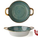 porcellana JUST-TEGAMINO 2 MANICI CM.20 OTTANIO IN PORCELLANA 6931D-C398-10 IMPORT TAVOLA PROFESSIONAL