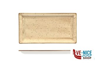 porcellana JUSTCOLOR CREAM-PIATTO RETTANGOLARE CM.27X14,2 HP8167-1096K1 IMPORT TAVOLA PROFESSIONAL
