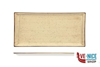 porcellana JUSTCOLOR CREAM-PIATTO RETTANGOLARE CM.31X13,7 CHP11758-1096K1 IMPORT TAVOLA PROFESSIONAL