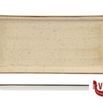 porcellana JUSTCOLOR CREAM-PIATTO RETTANGOLARE CM.35,6X18,2 HP9621-1096K1 IMPORT TAVOLA PROFESSIONAL