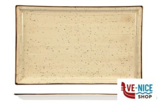 porcellana JUSTCOLOR CREAM-PIATTO RETTANGOLARE CM.36,5X22,8 HP7500-1096K1 IMPORT TAVOLA PROFESSIONAL