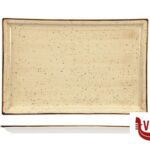 porcellana JUSTCOLOR CREAM-PIATTO RETTANGOLARE CM.31X22 CHP11756-1096K1 IMPORT TAVOLA PROFESSIONAL