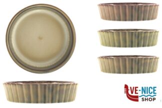 porcellana JUSTCOLOR REACTIVE-CONFEIZONE 3 MINI TORTIERE IN PORCELLANA CM.11,5 H.3 IMPORT TAVOLA PROFESSIONAL