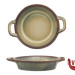 porcellana JUSTCOLOR REACTIVE-TEGAMINO 2 MANICI IN PORCELLANA CM.15 IMPORT TAVOLA PROFESSIONAL