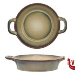 porcellana JUSTCOLOR REACTIVE-TEGAMINO 2 MANICI IN PORCELLANA CM.20 IMPORT TAVOLA PROFESSIONAL