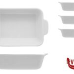 porcellana JUSTWHITE-CONFEZIONE 3 MINI CASS RETTANGOLARE CM 13,8 H 3,7 IMPORT TAVOLA PROFESSIONAL