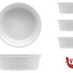 porcellana JUSTWHITE-CONFEZIONE 3 STAMPI TONDI IN PORCELLANA BIANCA CM.11,5 H.4 IMPORT TAVOLA PROFESSIONAL