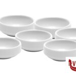 porcellana JUSTWHITE-CONFEZIONE 6 COPPETTE TONDE CM.6,4X6,4XH.2,3 HE3449 IMPORT TAVOLA PROFESSIONAL