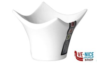 porcellana JUSTWHITE-CIOTOLA QUADRA 7,3X7,3X6,2 HB1501-1 IMPORT TAVOLA PROFESSIONAL