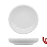 porcellana JUSTWHITE-PIATTINO TONDO NIDO CM.10 HHE0062 IMPORT TAVOLA PROFESSIONAL