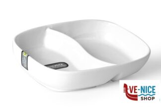 porcellana JUSTWHITE-PIATTO 2 SCOMPARTI 20,3X14,2X4,3 HP7441 IMPORT TAVOLA PROFESSIONAL