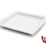 porcellana JUSTWHITE-PIATTO MINI QUADRO CM.14X14 HP8849 IMPORT TAVOLA PROFESSIONAL