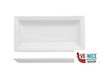 porcellana JUSTWHITE-PIATTO RETTANGOLARE CM.17,8X8,7X1,8 HP7506 IMPORT TAVOLA PROFESSIONAL