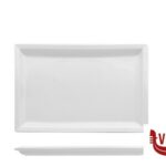 porcellana JUSTWHITE-PIATTO RETTANGOLARE CM.27X18 IMPORT TAVOLA PROFESSIONAL