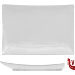 porcellana JUSTWHITE-PIATTO RETTANGOLARE CM 30X22 IMPORT TAVOLA PROFESSIONAL
