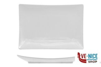 porcellana JUSTWHITE-PIATTO RETTANGOLARE CM 30X22 IMPORT TAVOLA PROFESSIONAL