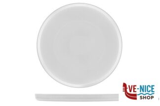 porcellana JUSTWHITE-PIATTO TONDO BORDO ALTO CM.28,5  HHP11199 IMPORT TAVOLA PROFESSIONAL