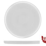 porcellana JUSTWHITE-PIATTO TONDO BORDO ALTO CM.25,7  HHP11200 IMPORT TAVOLA PROFESSIONAL