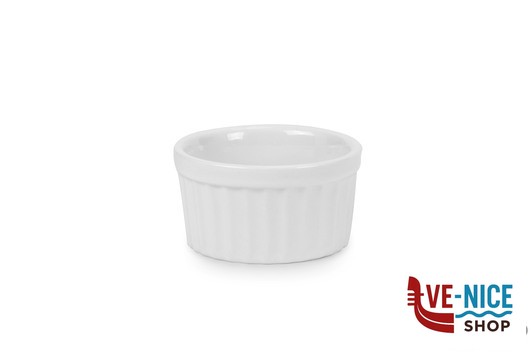 porcellana JUSTWHITE-RAMEQUIN BIANCO CM.7 H.3,7 1793H-C209-2.75 IMPORT TAVOLA PROFESSIONAL