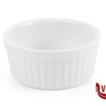 porcellana JUSTWHITE-RAMEQUIN BIANCO CM.9 H.4,2   2045M-C208-3.5 IMPORT TAVOLA PROFESSIONAL