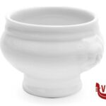 porcellana JUSTWHITE-ZUPPINO TESTA DI LEONE CM.8,3X7,2X5,3  HE0779 IMPORT TAVOLA PROFESSIONAL