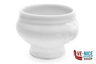 porcellana JUSTWHITE-ZUPPINO TESTA DI LEONE CM.8,3X7,2X5,3 HE0779 IMPORT TAVOLA PROFESSIONAL