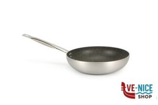 antiederente KERASTONE GRANITE-PADELLA SVASATA ALTA 1 MANICO CM.24 BALLARINI PROFESSIONALE