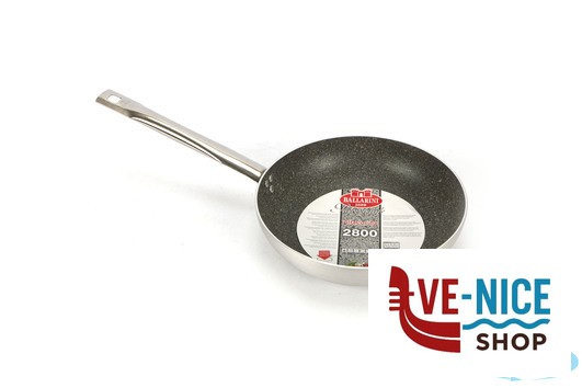 antiederente KERASTONE GRANITE-PADELLA SVASATA ALTA 1 MANICO CM.24 BALLARINI PROFESSIONALE - immagine 2