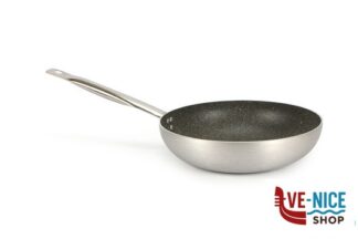 antiederente KERASTONE GRANITE-PADELLA SVASATA ALTA 1 MANICO CM.28 BALLARINI PROFESSIONALE