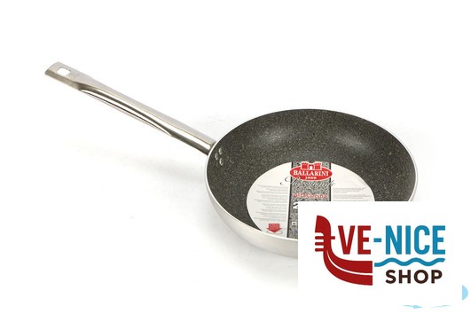 antiederente KERASTONE GRANITE-PADELLA SVASATA ALTA 1 MANICO CM.36 BALLARINI PROFESSIONALE - immagine 2