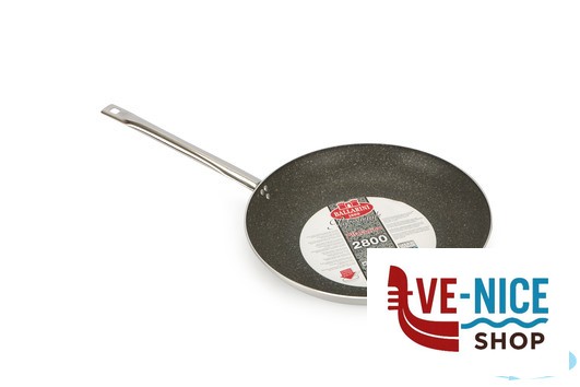 antiederente KERASTONE GRANITE-PADELLA SVASATA BASSA 1 MANICO CM.24 BALLARINI PROFESSIONALE - immagine 2