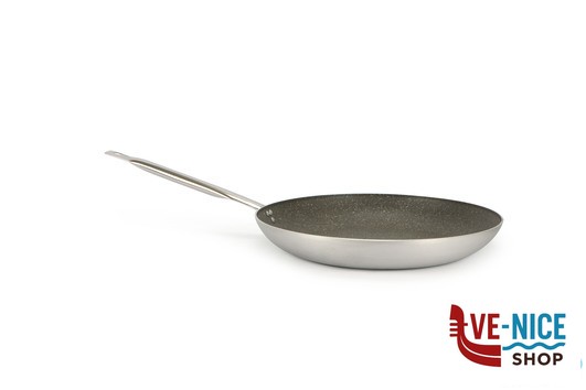 antiederente KERASTONE GRANITE-PADELLA SVASATA BASSA 1 MANICO CM.24 BALLARINI PROFESSIONALE