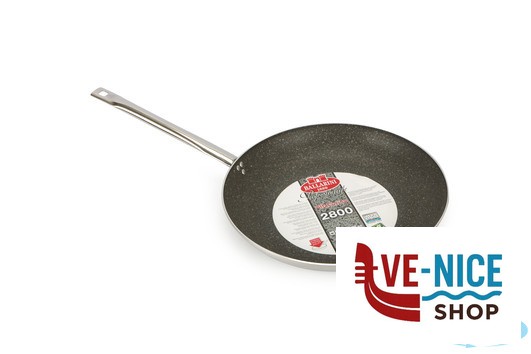 antiederente KERASTONE GRANITE-PADELLA SVASATA BASSA 1 MANICO CM.28 BALLARINI PROFESSIONALE - immagine 2