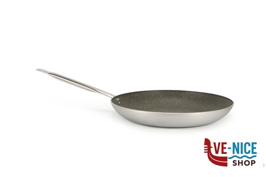 antiederente KERASTONE GRANITE-PADELLA SVASATA BASSA 1 MANICO CM.32 BALLARINI PROFESSIONALE