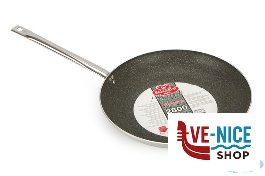 antiederente KERASTONE GRANITE-PADELLA SVASATA BASSA 1 MANICO CM.40 BALLARINI PROFESSIONALE - immagine 2