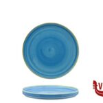 porcellana KADEN AQUA BLU-PIATTO PIANO IMPILABILE CM20 50840N1AB PT SANGO CERAMICS