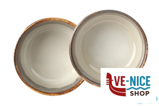 porcellana KADEN RADIANCE BROWN-COPPETTA CM.8,1 12420BR PT SANGO CERAMICS - immagine 2