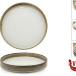 porcellana KADEN RADIANCE BROWN-PIATTO PIANO IMPILABILE BORDO ALTO CM 28  50280N3BR PT SANGO CERAMICS