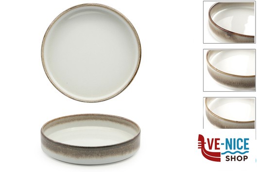 porcellana KADEN RADIANCE BROWN-PIATTO FONDO CM 20 50840N3BR PT SANGO CERAMICS
