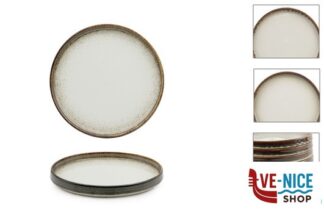 porcellana KADEN RADIANCE BROWN-PIATTO PIANO IMPILABILE CM 20 50840N1BR PT SANGO CERAMICS