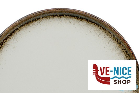 porcellana KADEN RADIANCE BROWN-PIATTO PIANO IMPILABILE CM26 22110N1BR PT SANGO CERAMICS - immagine 3