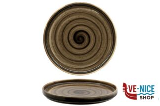 porcellana KADEN WOODLAND BROWN-PIATTO PIANO IMPILABILE CM26 22110N1WB PT SANGO CERAMICS