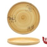 porcellana KADEN YELLOW-PIATTO PIANO IMPILABILE CM26 22110N1SY PT SANGO CERAMICS