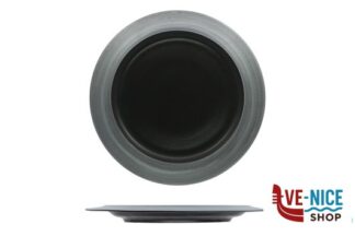 piano KAMA ARGENTO- PIATTO PIANO CM 21- ALLUMINA. NON LAVABILE IN LAVASTOVIGLIE ARIANE FINE PORCELAIN