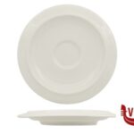 tazze da caffe' KAMA AVORIO - PIATTO PER TAZZA CAFFE CM 12- ALLUMINA ARIANE FINE PORCELAIN