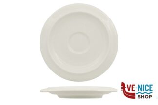 tazze da caffe' KAMA AVORIO - PIATTO PER TAZZA CAFFE CM 12- ALLUMINA ARIANE FINE PORCELAIN